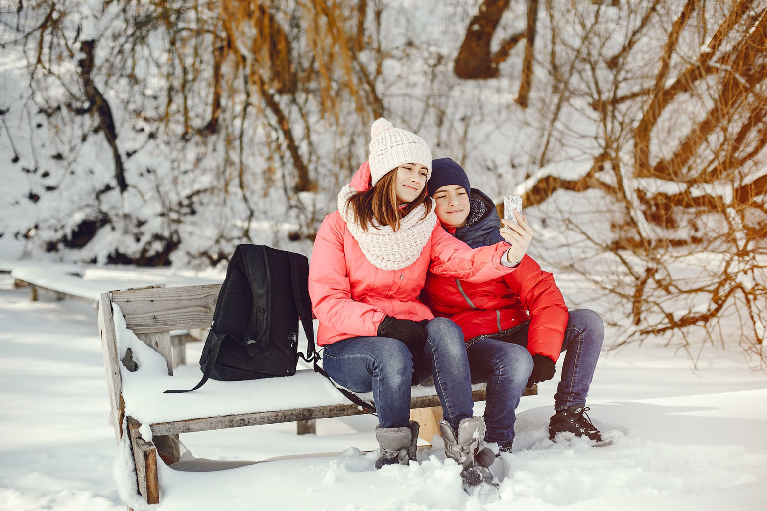 Cuento de invierno en Canadá, viajes monoparentales
